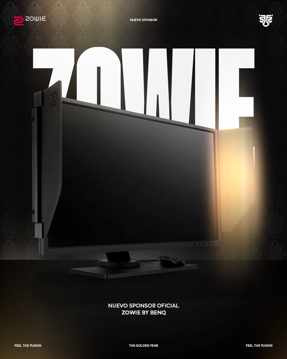 fusionfsgg's tweet photo. Fusion 🤝 @ZOWIELatam 

Necesitábamos conseguir del mejor equipamiento para gamers, toco hacer una llamadita a @ZOWIELatam 📞

Nos complace anunciar a BenQ ZOWIE como nuestro flamante nuevo sponsor 💛

#ZBuff #FeelTheZBuff https://t.co/NFxCwuAKKc