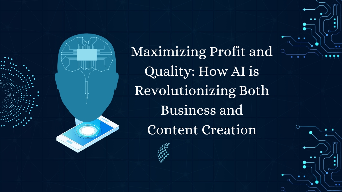 Maximizing Profit and Quality: How AI is Revolutionizing Both Business and Content Creation @MikeQuindazzi #EV #FutureofWork #AutonomousVehicles #AI medium.com/@devhoangkien/…