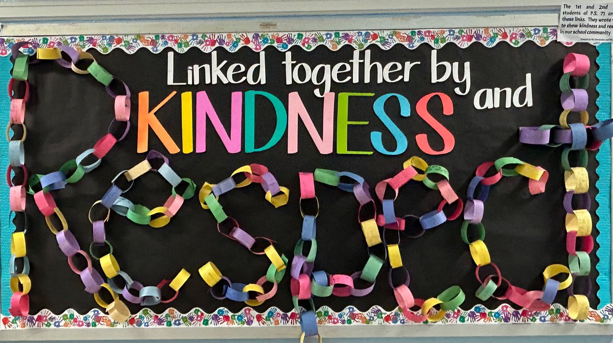 ps_ms71's tweet photo. Our 1st &amp; 2nd grade students created these links. They wrote ways to show kindness and respect in our school community. 
#OurKiddosROCK ❤️
#SpreadingKindnessLikeConfetti
@MargaretMirando @jen_joynt @D8Connect @MsLiamzon https://t.co/5CkbzXpwfp