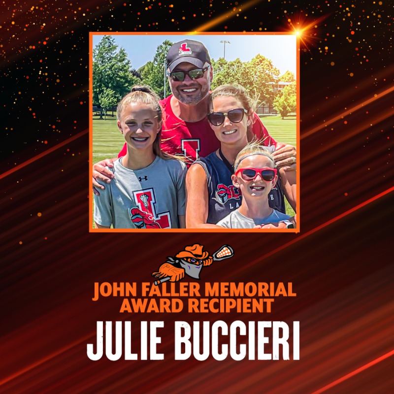NLLBandits's tweet photo. Congratulations to this year's recipient of the John Faller Memorial Award, Julie Buccieri!