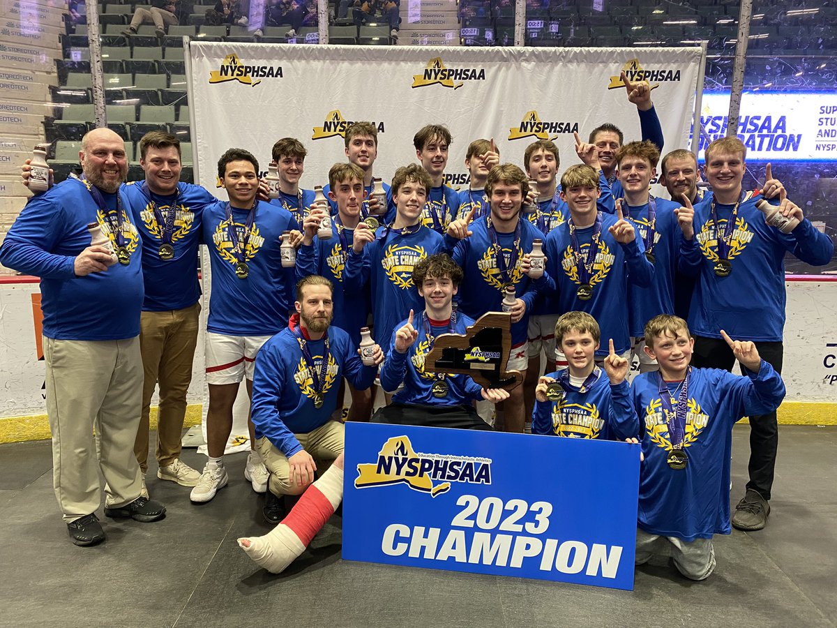 centercourt42's tweet photo. 2023 NYSPHAA 
Class C State Champions 

Randolph Cardinals 🏆 https://t.co/Br06Z6aDAX
