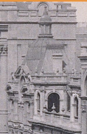 bloodiedwombat's tweet photo. Answer to yesterday's heritage challenge was the 1888 Mercantile Bank (its grand cupola- pics 2&amp;3- was removed in 1923) is the sole remaining 19th C. survivor on what was arguably once the city's premier block of Victorian-era offices on the sth side of Collins east of  Queen st https://t.co/SVswLh19qW