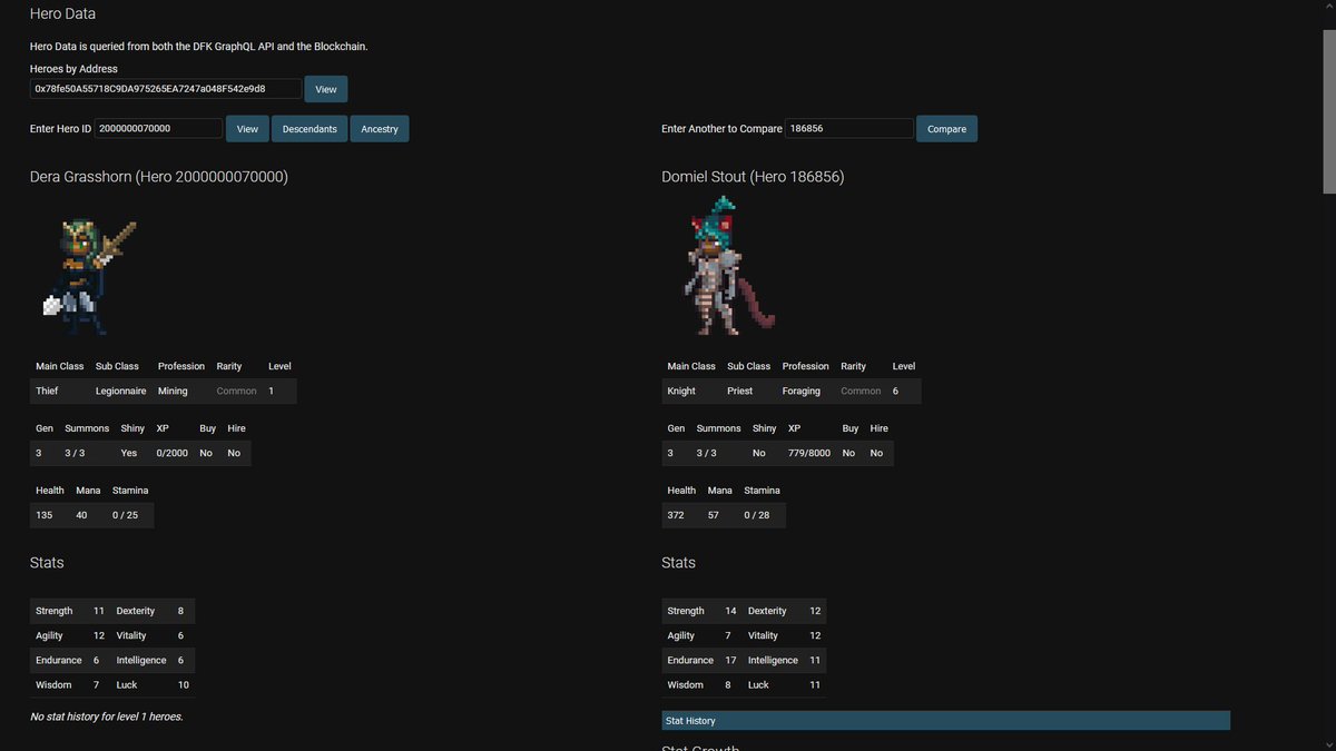 Today I received my tenth hero! 
Who is also my first thief! 
I think she looks like she belongs in a Dragon Quest game. 
#DFK #Jewel $jewel #AVAX <a href="/DFKEggspert/">DFK Eggspert</a> 
Oh and she is also a beautiful match for one of my first heroes!