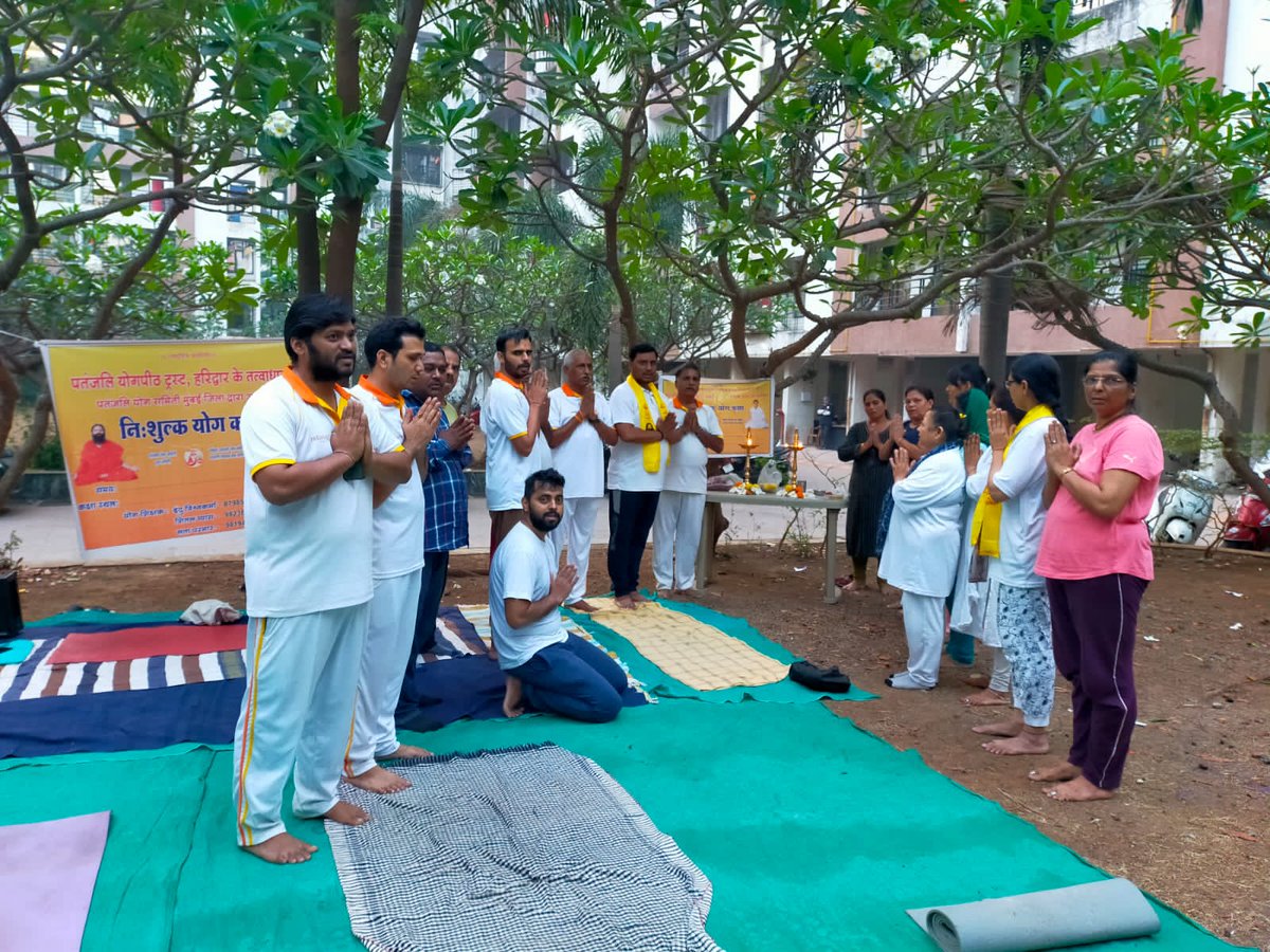 🙏🕉️🙏

🚩Palghar Jilla 🚩
Mumbai Event - 605
Tehsil Virar
HDIL YOG KAKSHA
OPP STAR BAJAR  
NewYog kaksha report 
Mukshya Yog Shikshyak:
Ad.jayan Lade
Ad Ajit Singh
Ad.Sagar jain
Ad.Maruti Gumardar
Ad.Heena bagarya 
Ad. Sushil Vyasji 
<a href="/yogrishiramdev/">स्वामी रामदेव</a> 
<a href="/Ach_Balkrishna/">Acharya Balkrishna</a> 
<a href="/sureshpys/">Suresh Yadav #SocialYogi🇮🇳</a>