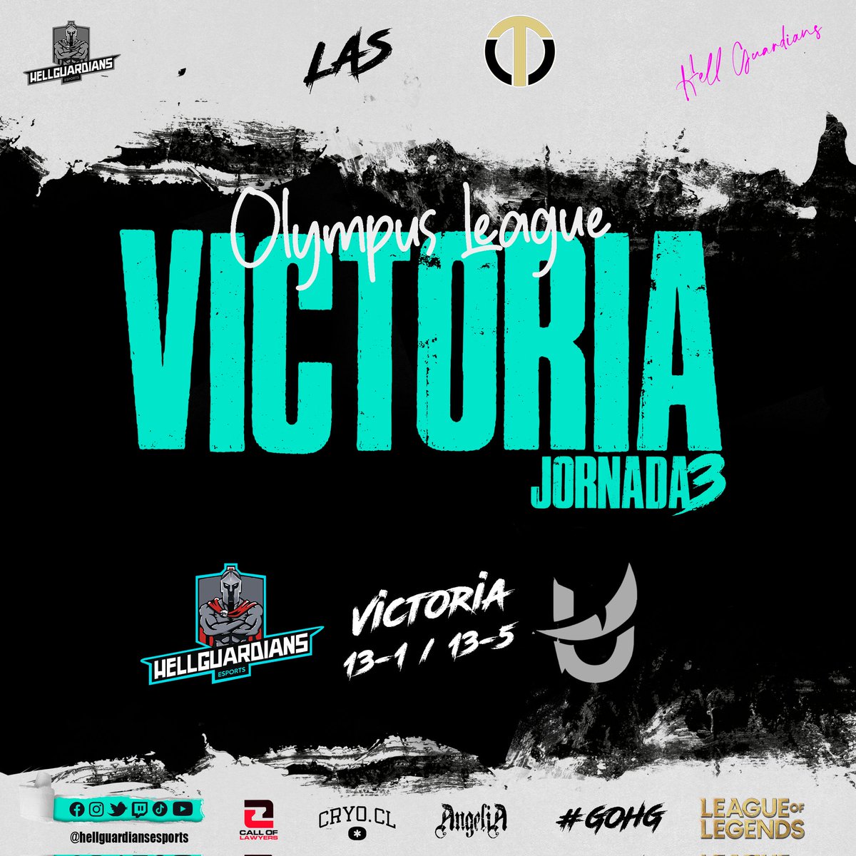 ¡VICTORIA!

Seguimos en participación de la liga <a href="/OlympusTorneos/">Olympus Torneos</a> #VALORANT LAS 💪.

WP <a href="/usepticals/">Usepticals 🦅</a> 

¡Nos vemos el próximo finde semana en la siguiente jornada!.

🔰22h jugamos por la <a href="/PCFactoryCL/">pc Factory</a> ronda 4🔰

#GOHG 

<a href="/CallOfLawyers/">Call of Lawyers</a> 
<a href="/Cryo/">⏏️🏴‍☠️☀️🏄‍♂️ AS SEEN ON BSKYTV</a>.cl (IG)