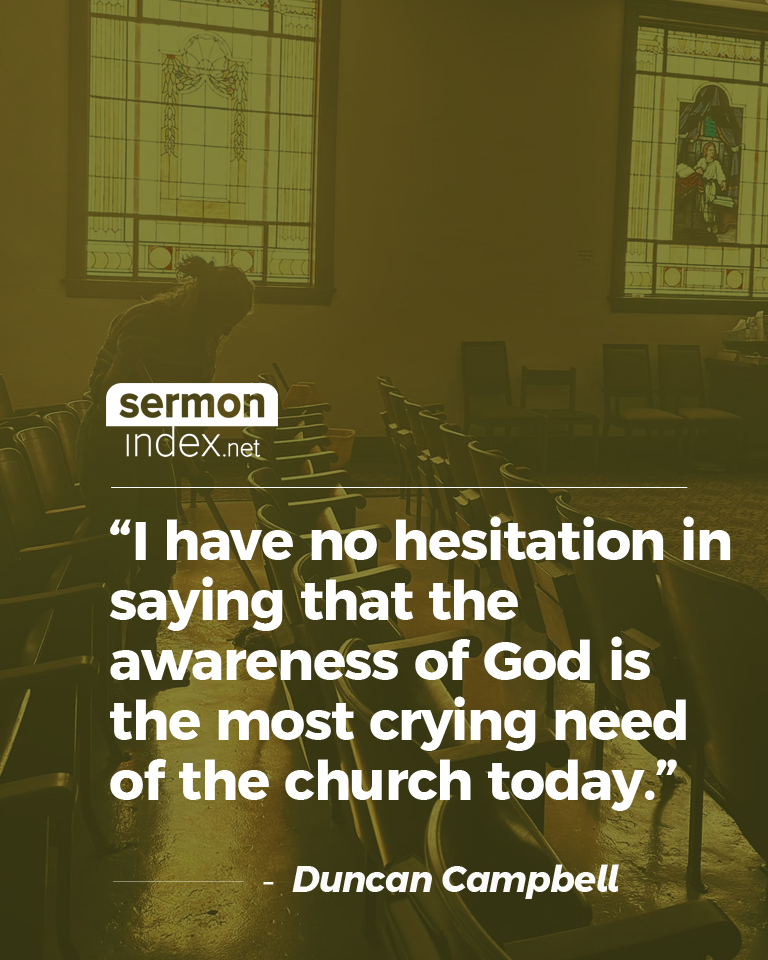 'I have no hesitation in saying that the awareness of God is the most crying need of the church today.' - Duncan Campbell
#duncancampbell #godspresence #asburyrevival