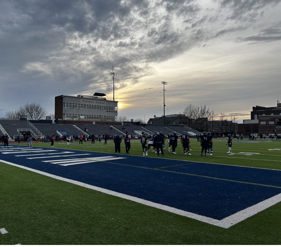 Had a great time <a href="/NovaFootball/">Villanova Football</a> yesterday. Thank you for the invite <a href="/PennypackerRoss/">Ross Pennypacker</a>!