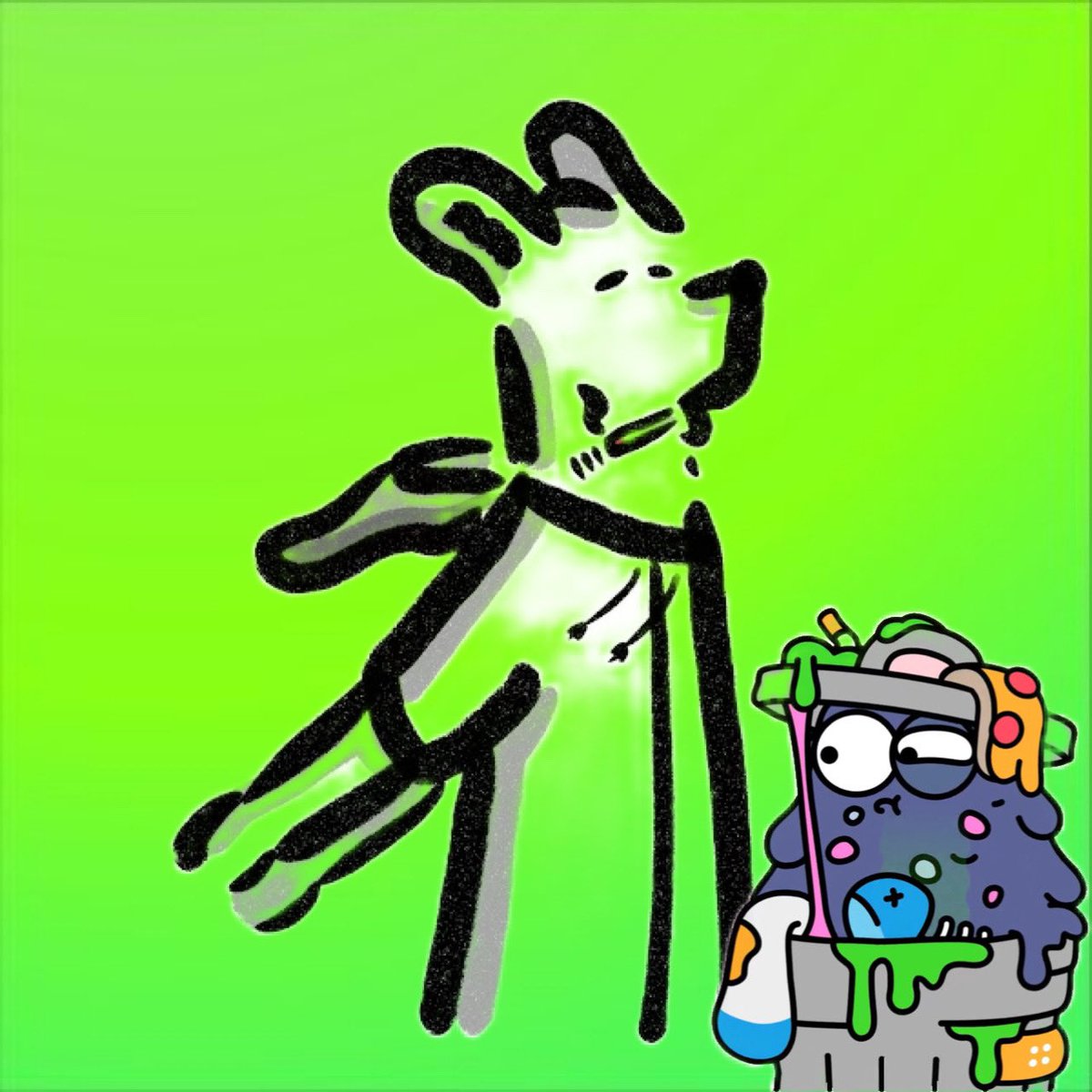 cousin_phil_'s tweet photo. @BadDogsClub @MotionMarkus Jack got hit by the #slimeline #garbagefriends #throwback #BDC #BadDogsClub https://t.co/mdMTGVBacK