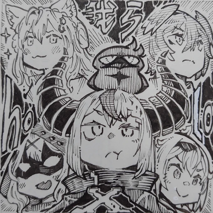 かわいい女の子を描きました。
#laplus_artdesu
#Luillust
#いろはにも絵を
#こよりすけっち
#さかまた飼育日記 