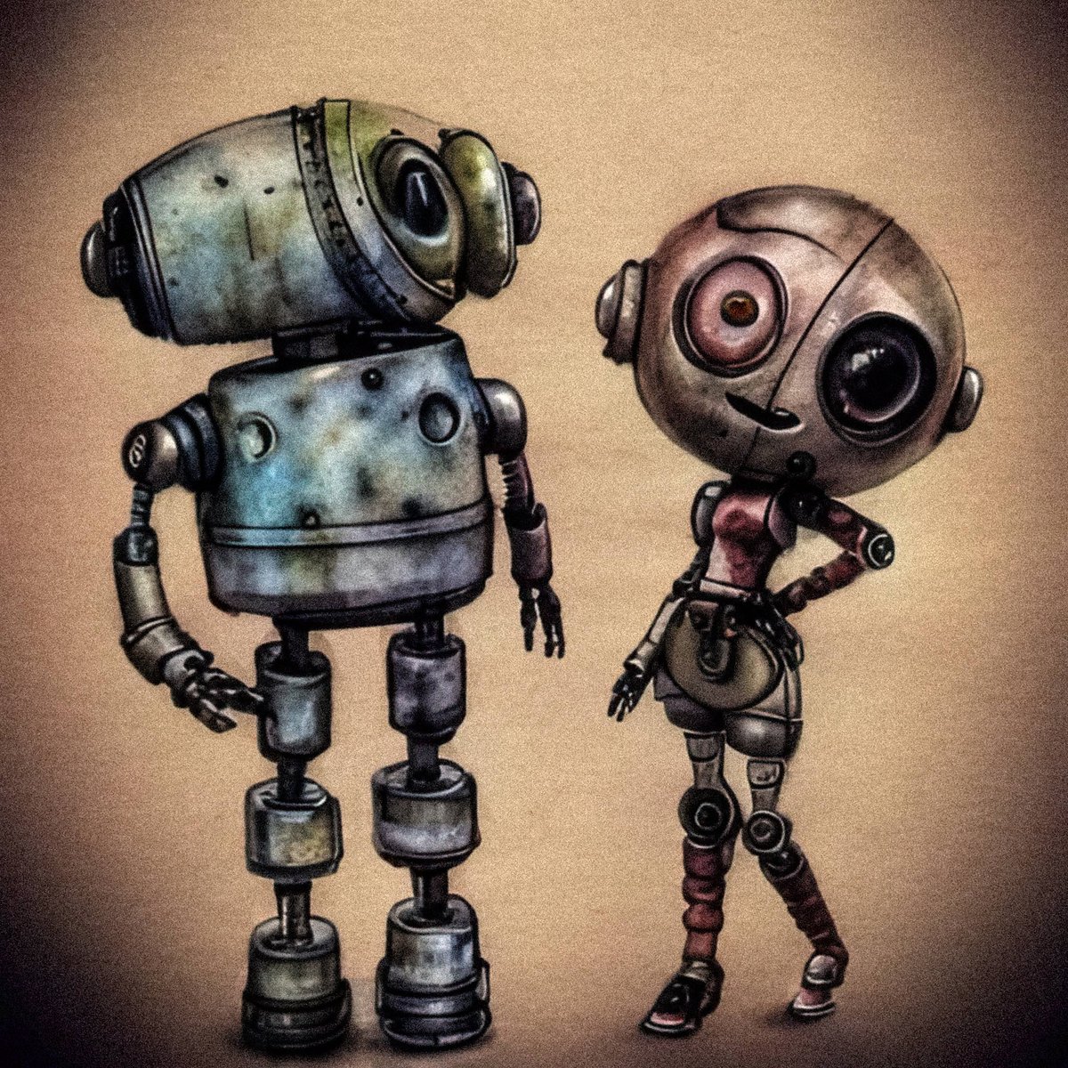 jckcreatouch's tweet image. "Best Date Ever @NightCafeStudio
#bestdateever #humanlikerobot #series creator.nightcafe.studio/creation/r68i4…