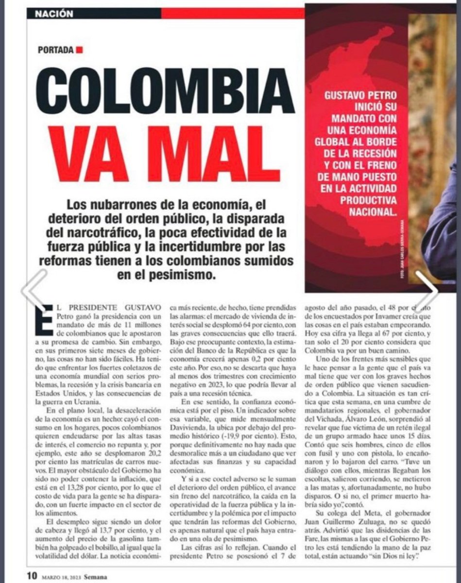 julya140912's tweet photo. Cuantos Patriotas más se suman con el # #ColombiaVaMal???
O es que no es suficiente con lo que está haciendo éste desgobierno?
#ColombiaVaMal https://t.co/97g3KN7jHK