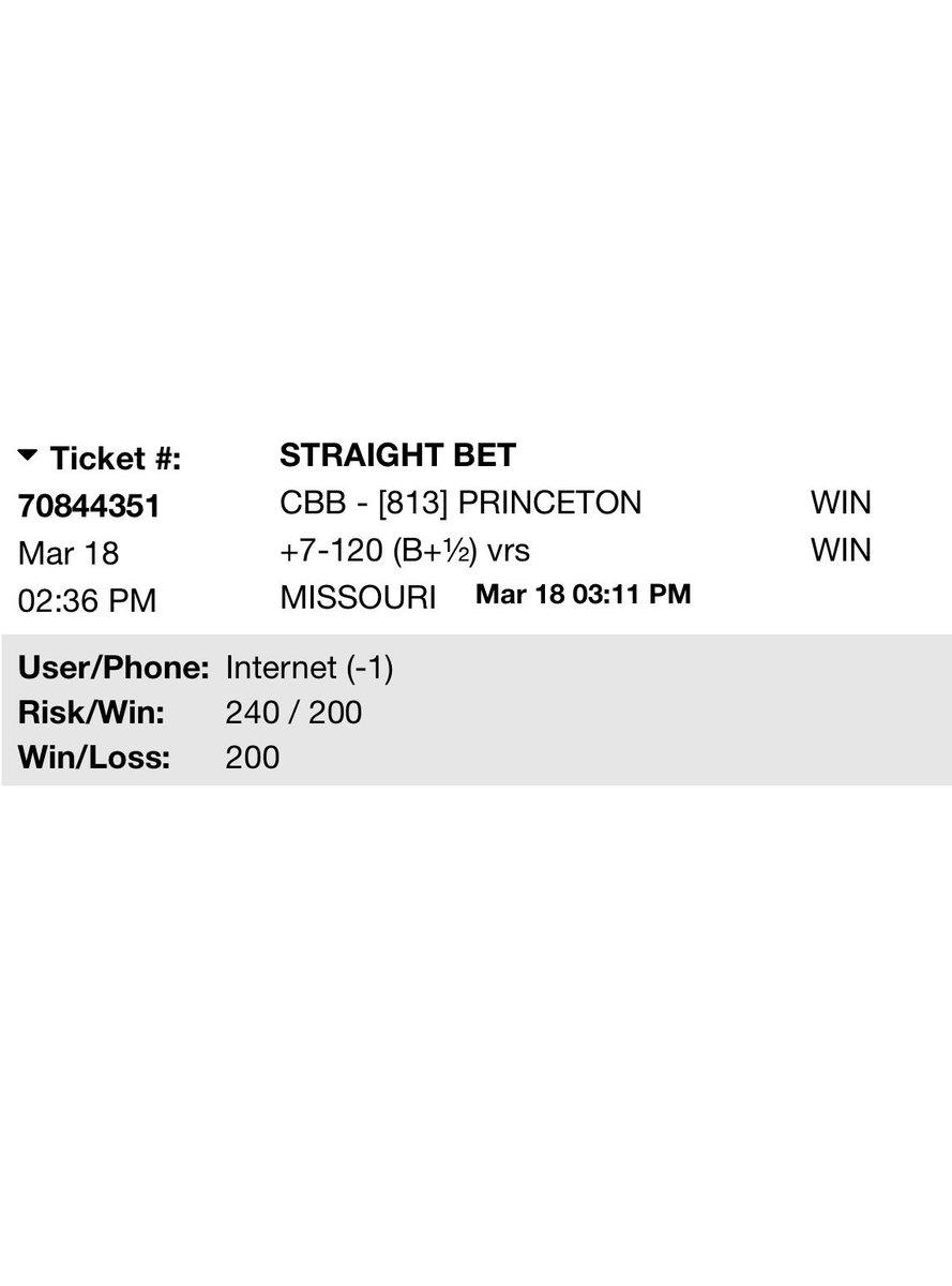CrushTheBookie's tweet image. 🚨RT!!!!! 

🚨RT!!!! AND GET A 2 UNIT PLAY FOR SUNDAY NIGHT SENT TO YOU BETWEEN 6:30-7pmET ON SUNDAY NIGHT!!!!! #GamblingTwitter 

🔥GET THEM IN #NCAATournament WITH PRINCETON AGAIN!!!!  

NOW 4-1 IN THE TOURNEY!!!!  

THIS WEEK +709 ON ALL 1 UNIT PLAYS AND THIS ONE 2 UNIT PLAY…