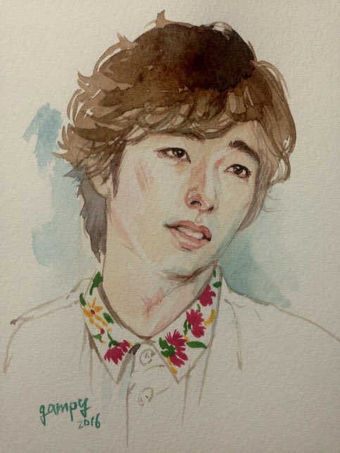 「male focus watercolor (medium)」 illustration images(Popular)｜20pages