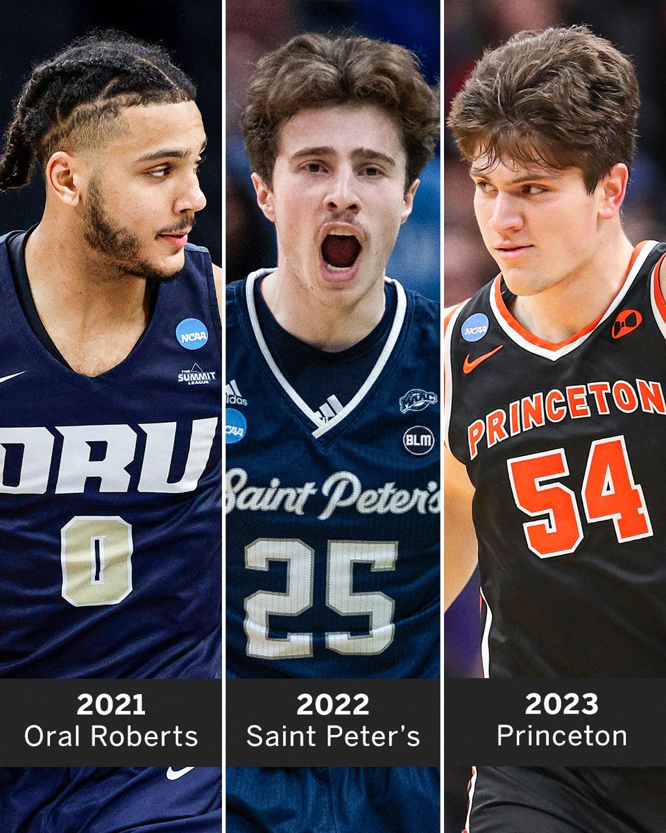 Until 2021, only one 15-seed had ever made the men's Sweet 16.

It's now happened three straight years! 😮