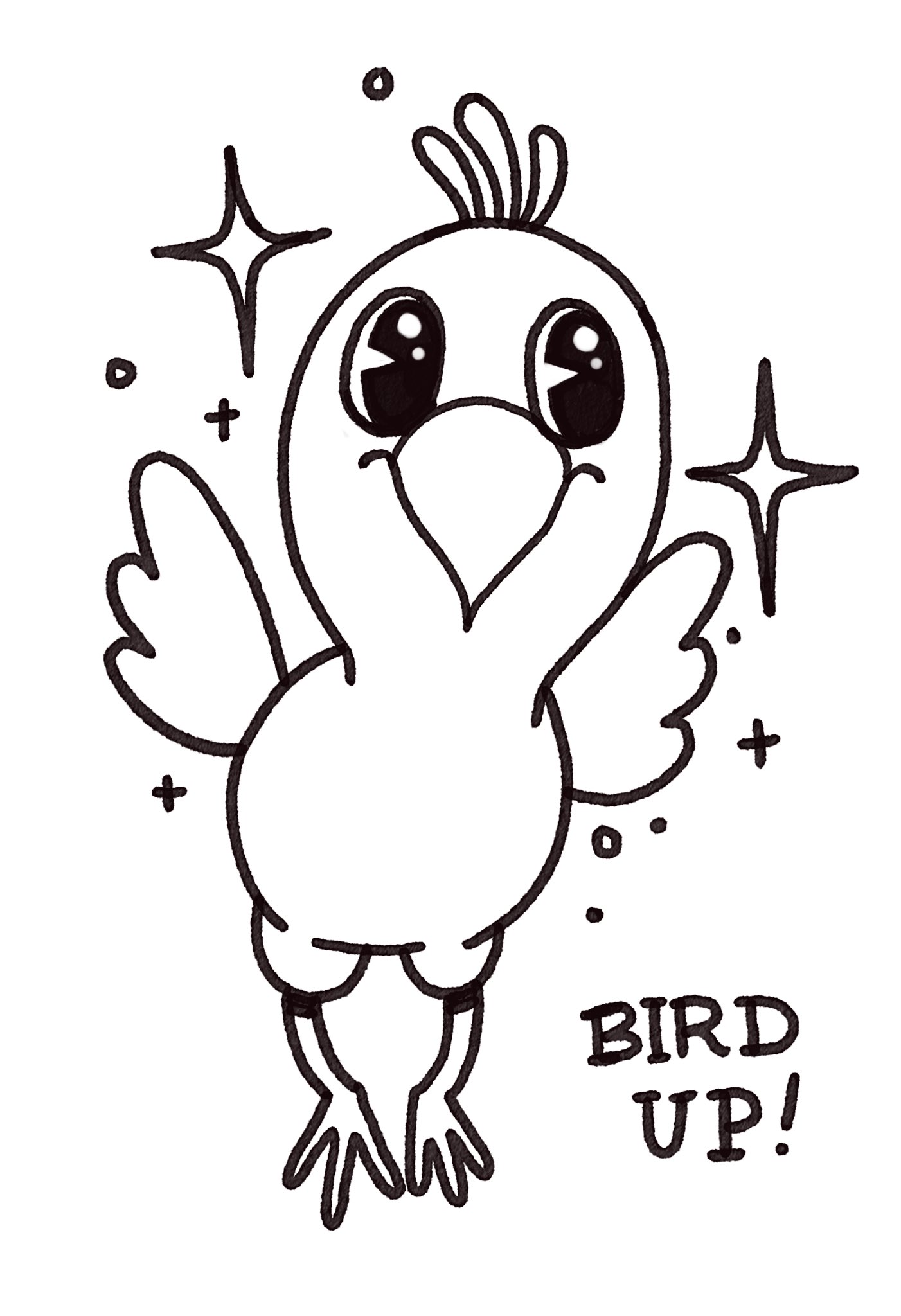 Opila Bird coloring page - Download, Print or Color Online for Free