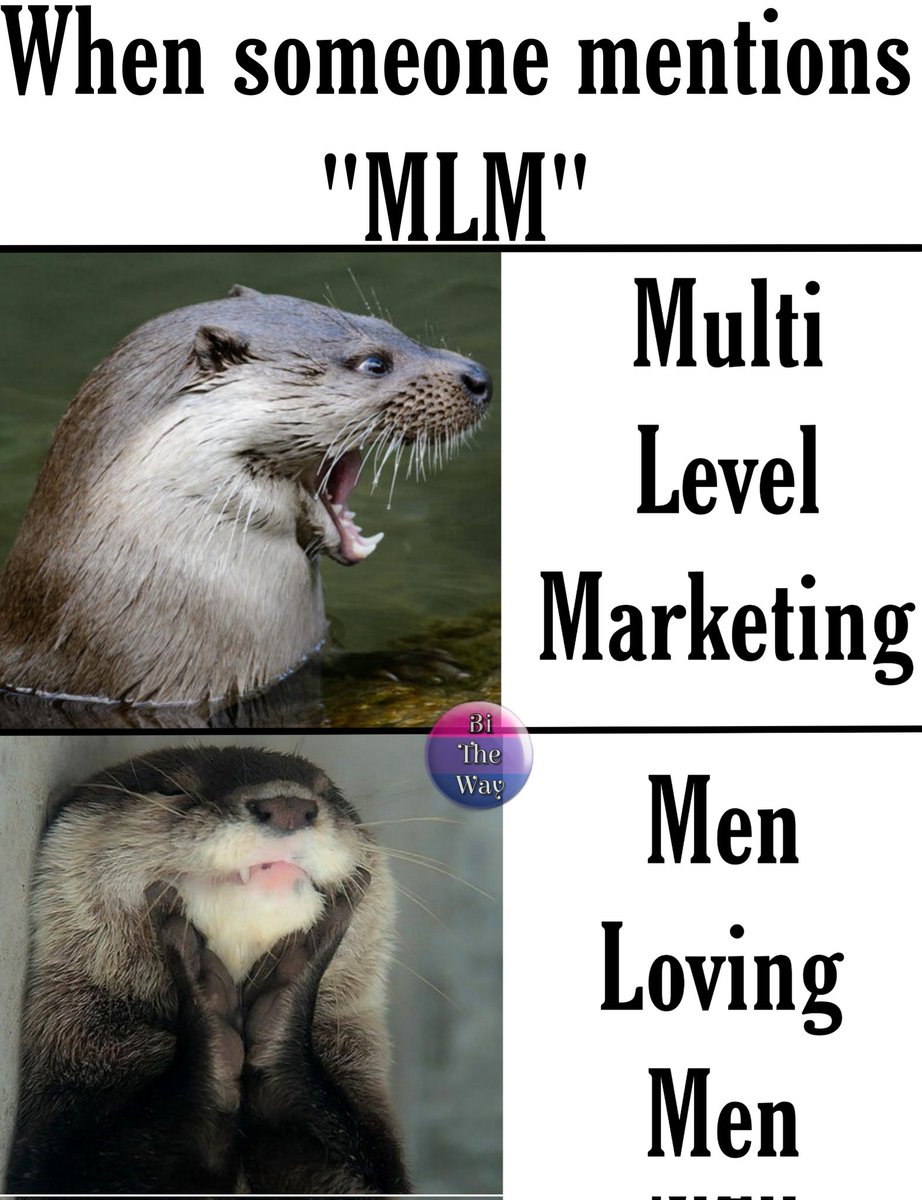 MLM, not MLM.

#LGBTQIA #MenLovingMen #NotMultiLevelMarketing