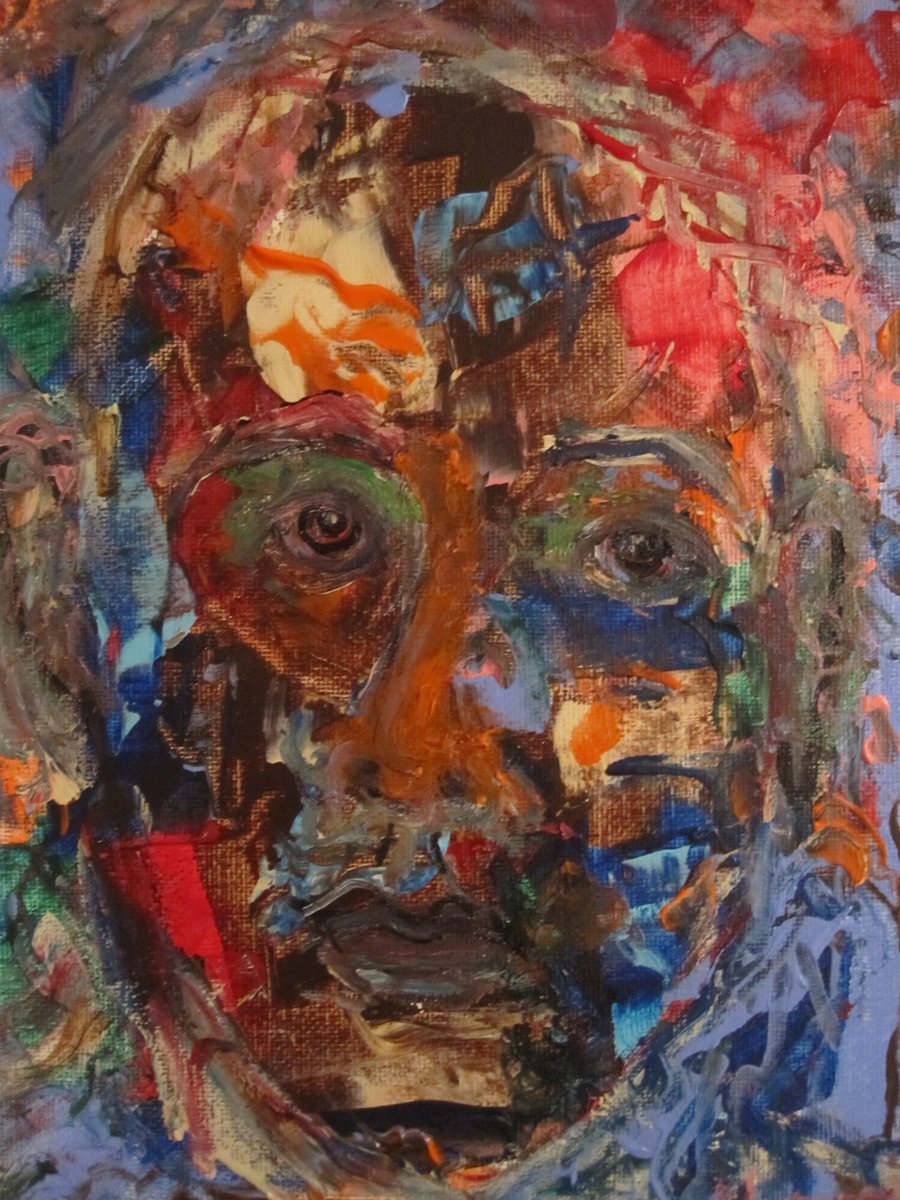 "seeing" original abstract expressionist painting