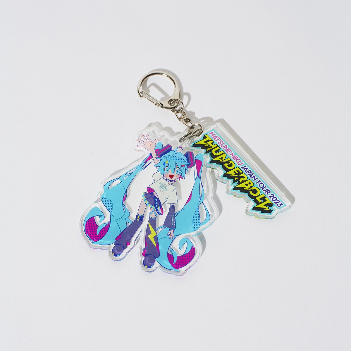 ⚡#初音ミクJPツアー⚡ 【OFFICIAL GOODS】 □アクリルキーホルダー(6