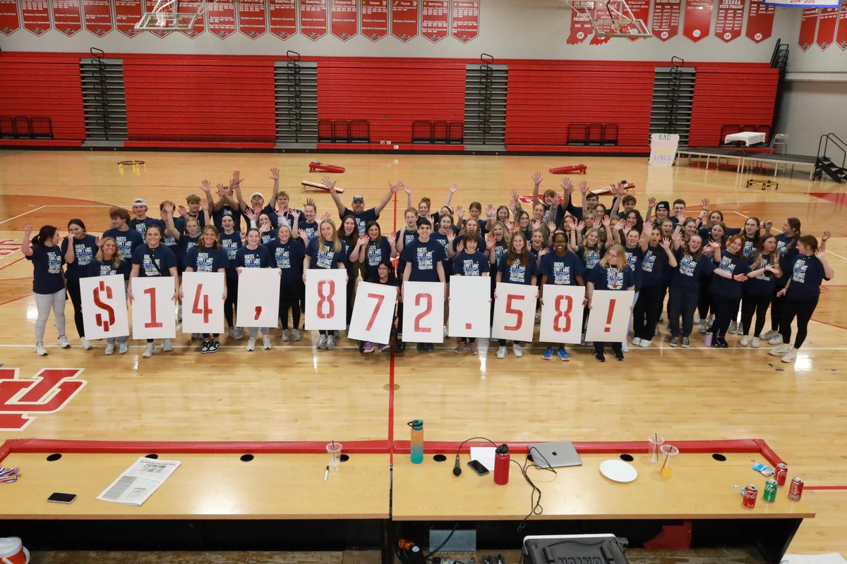 NPHS_RileyDM's tweet photo. We are so thankful for all of you being here today and putting forth effort to get so many donations in for the kids who need OUR help. Because of you guys, WE are making the change to children’s health. 🫶🏼💌🪩 https://t.co/VHUpkKIVts