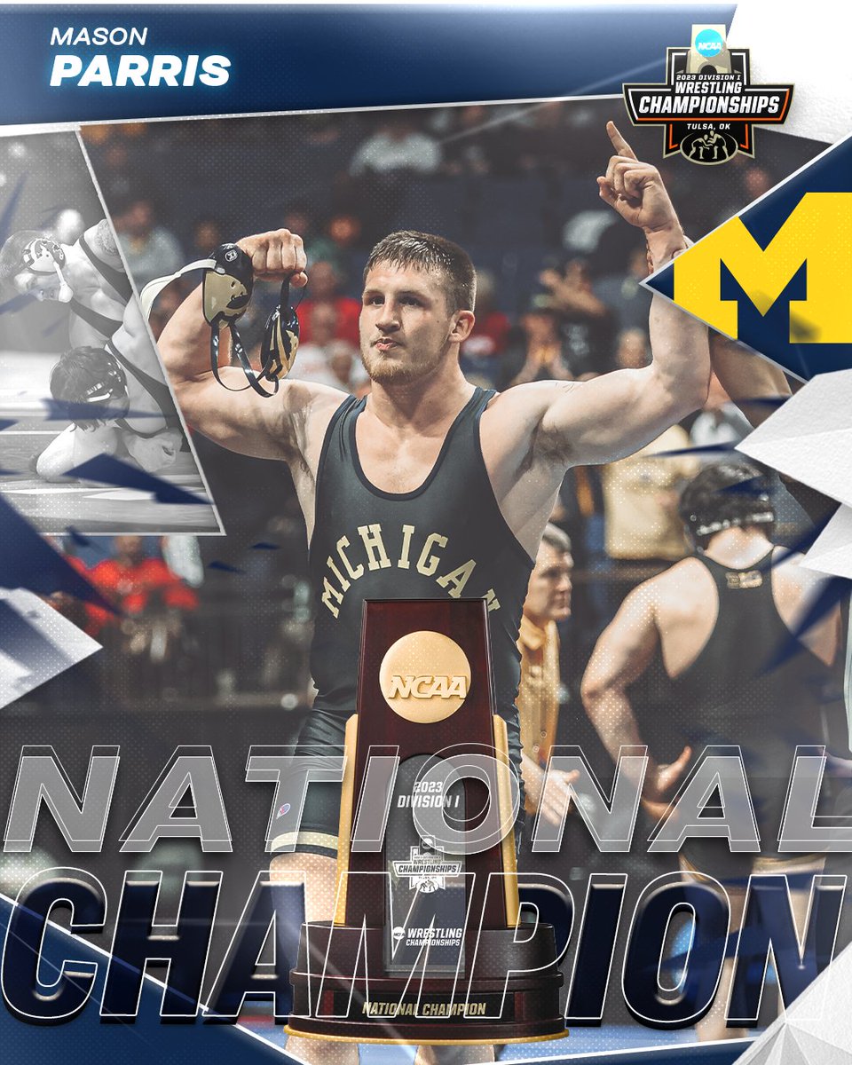 🏆 285 LBS. CHAMPION 🏆

Mason Parris is a CHAMPION!

#NCAAWrestling x <a href="/umichwrestling/">Michigan Wrestling</a>