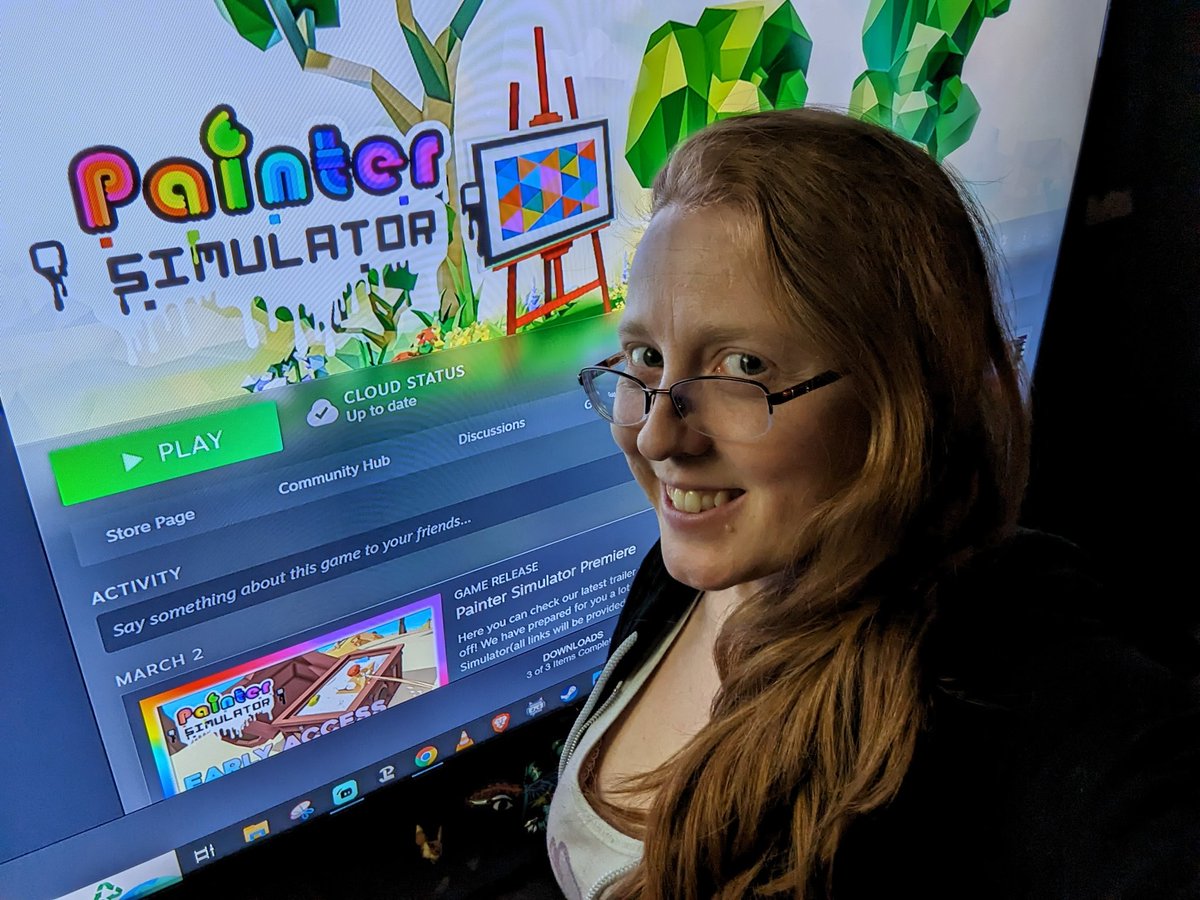 ShinyEevee27's tweet photo. Bonus Saturday stream! Starting with #PainterSimulator !
https://t.co/MLcOdNta0W
#StreamRaiders #PokemonCommunityGame #supportsmallstreamers https://t.co/wJKGuSfe2u