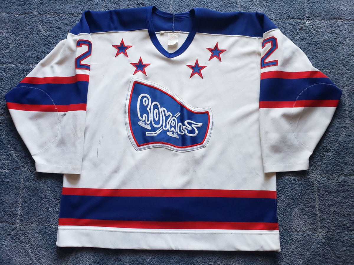 2RogueDubRacks's tweet photo. This week we go off the board for this rare OHL find. This 1991-92 Cornwall Royals white, was worn by Defenceman David Babcock  during their last season before moving to Newmarket. https://t.co/XMzW9RlUja
