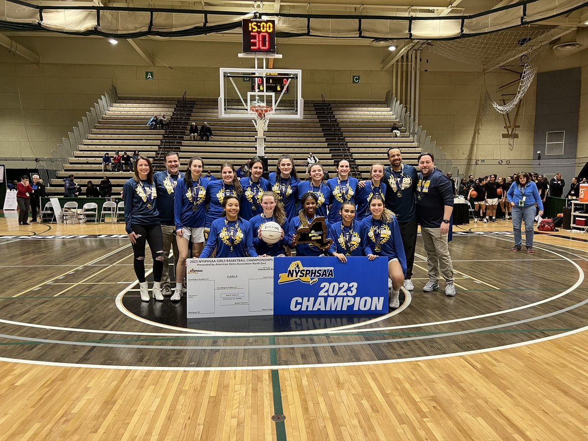 Walter Panas Girls Basketball are the #NYSPHSAA Class A State Champions!