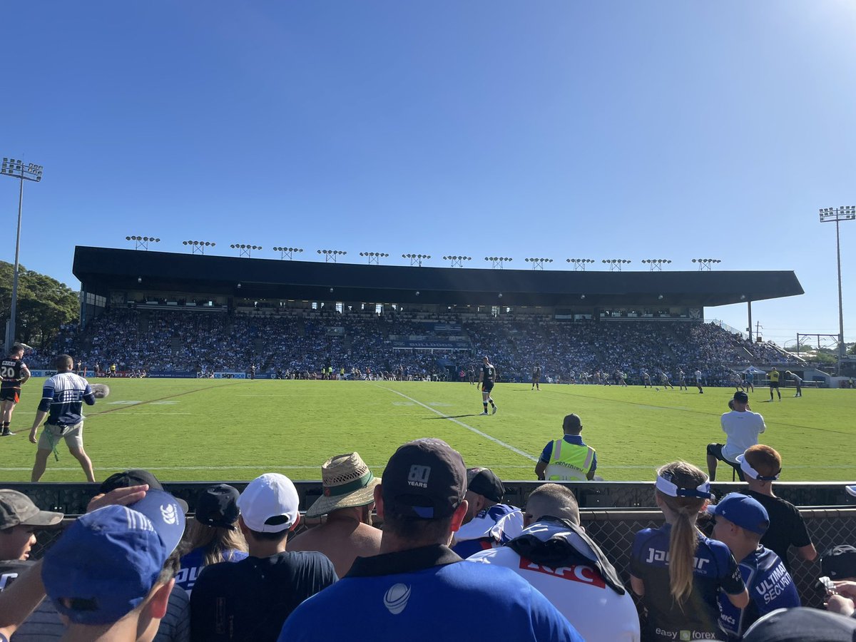 What a sight #NRLBulldogsTigers