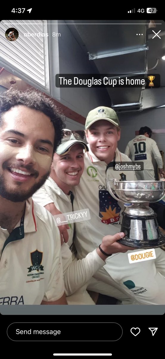 WestonCreekCC's tweet image. Breaking: Minor and Major Premiers 2022-23 - the Creek!!
#itsGREAT2BGreen
…