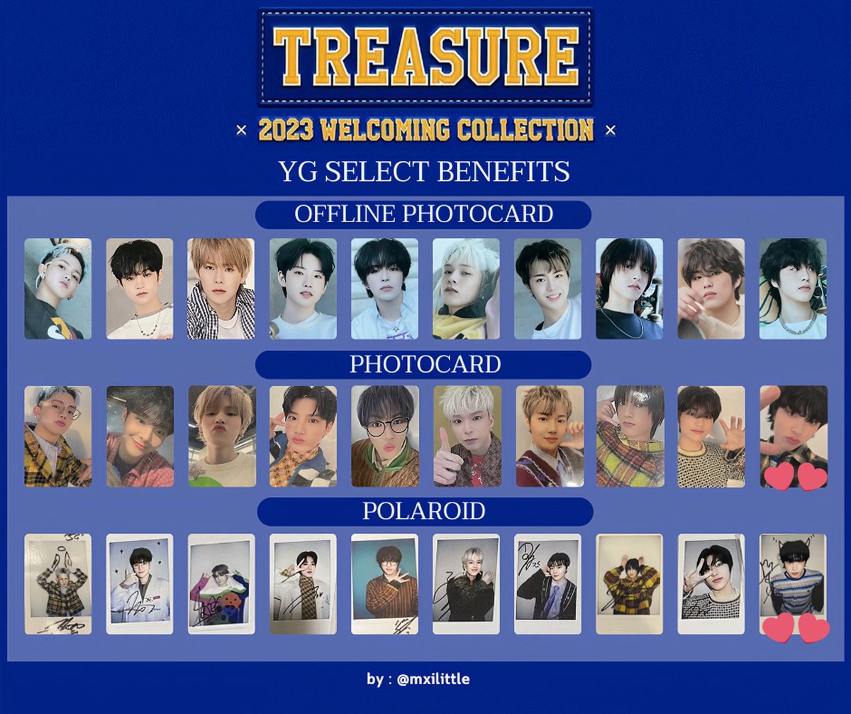 massi_ho_'s tweet photo. 【交換】TREASURE 2023 WELCOMING COLLECTION シーグリ YG select

譲:ポラロイド ジュンギュ
     フォトカード ドヨン

求:各種 ジョンファン

同種での交換
郵送、同日発送✉希望
スリーブ+硬質ケース+防水対策
お気軽にお声かけ下さいˊᵕˋ https://t.co/Cnm2Qyom4s