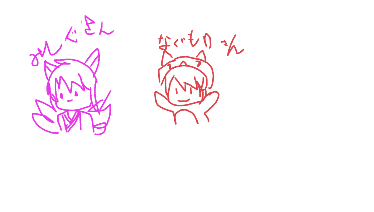 sora330113's tweet photo. #8bitpaintweb みしぐさんとなぐもりさん!! https://t.co/yHYIM9VUGX