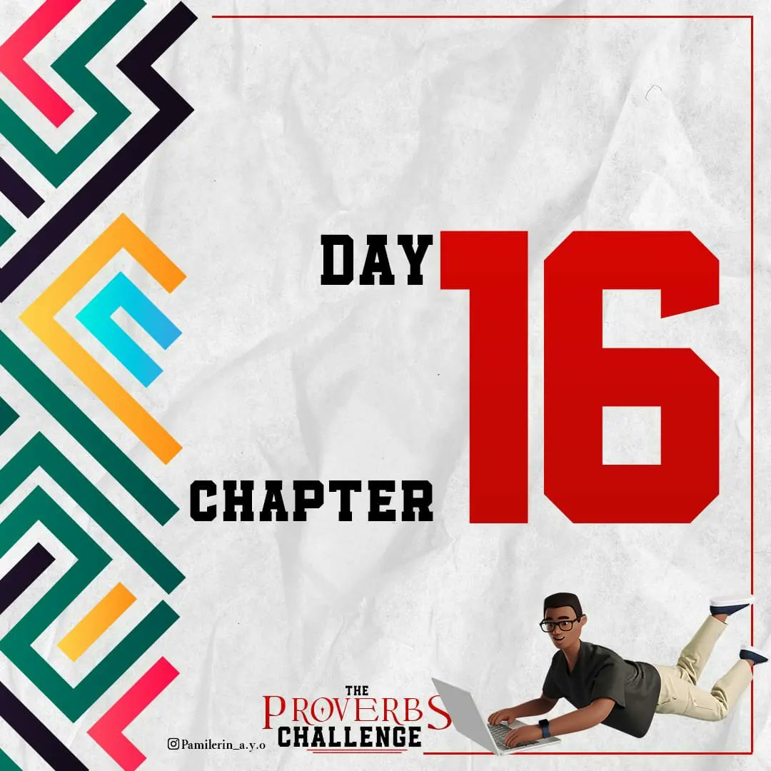 Pamilerin_ay_'s tweet photo. Before GOD considers the actions of a man, he considers his motives...
#Proverbschallenge #31daysofproverbs #wisdomsearch #scripturemining https://t.co/lyn6nigSfN