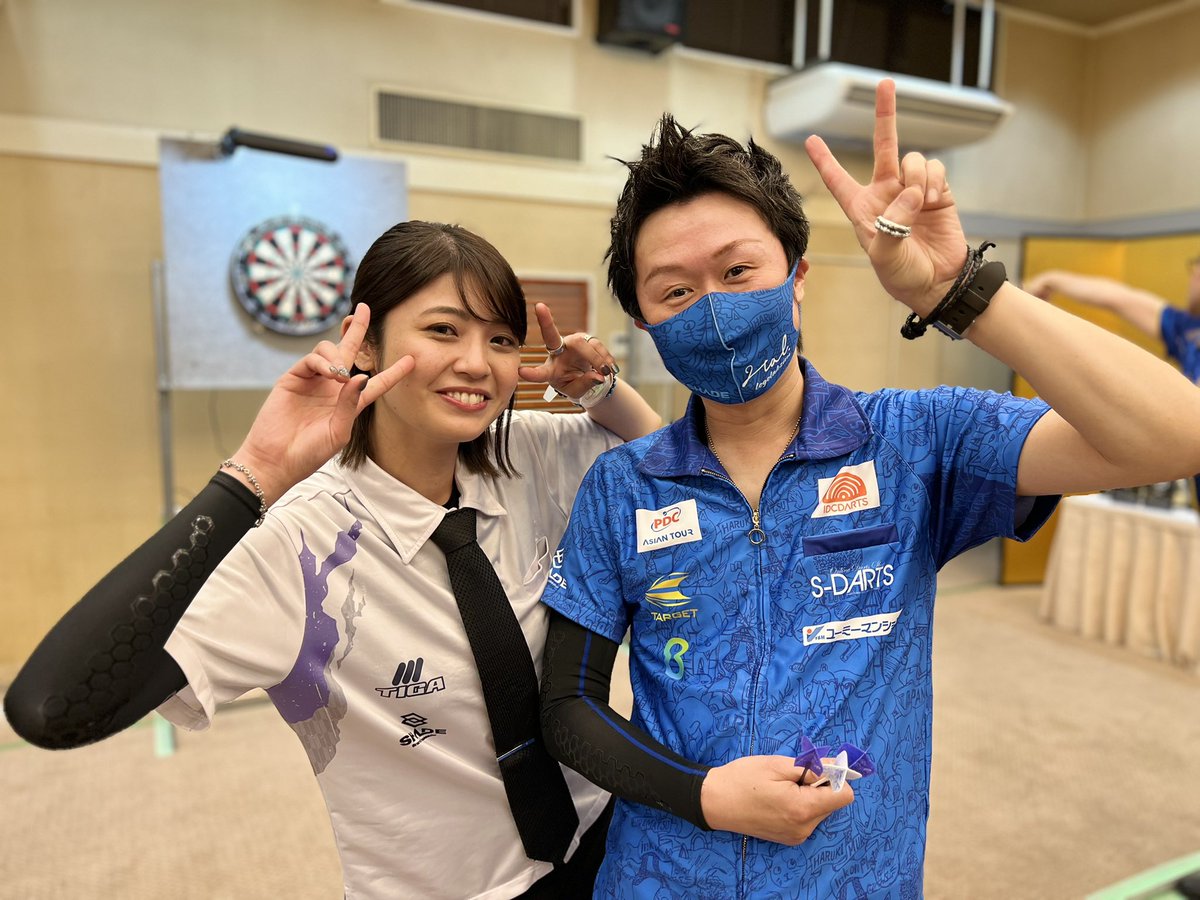 ダーツ バレル 村松治樹 坂口優希恵 TARGET JSFD長野ダーツ選手権大会オープンダブルス、優勝は坂口優希恵選手と