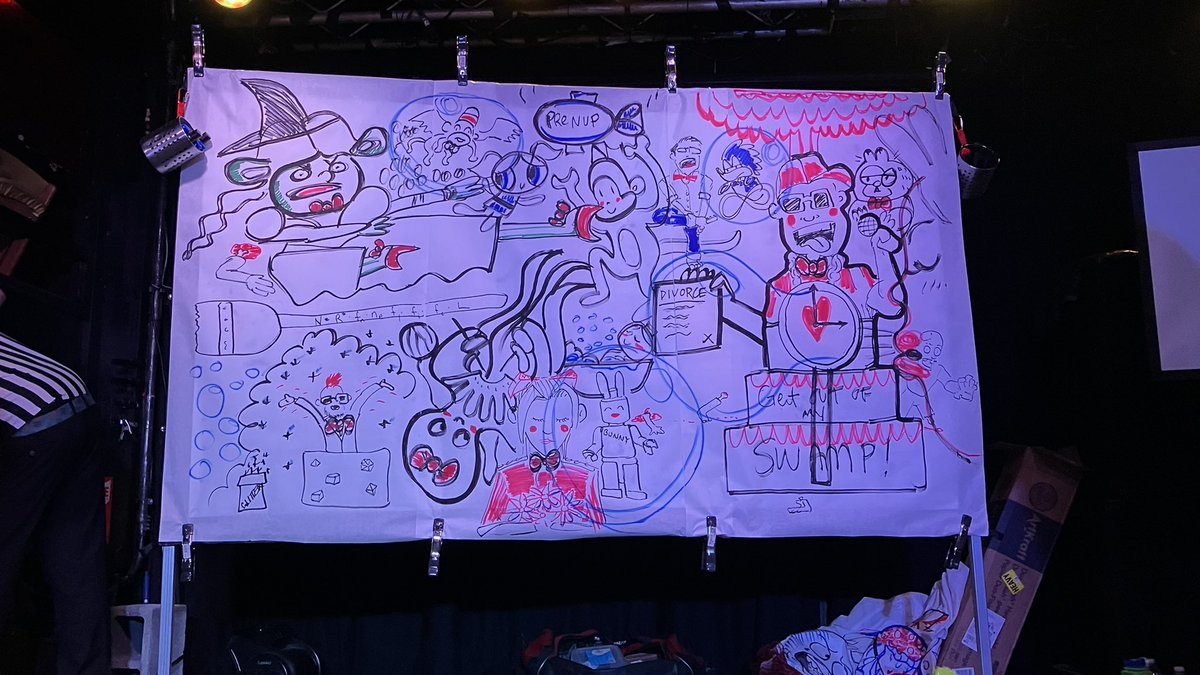 SuperArtFight's tweet photo. AND THAT’S AN ART FIGHT… 200! #SAF200 #Ottobar #ThankYou 🎉 https://t.co/dmgdtusAjK