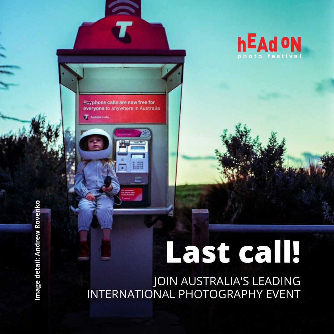 HeadOnPhotoFest's tweet photo. ☎️ LAST CALL!
Submit to Head On Photo Festival 2023 before midnight tonight, and have your work seen like never before.
Image: Andrew Rovenko
#HeadOnPhoto #OpenCall #OpenSubmission #PhotographyOpenCall #Submissions #PhotoSubmissions #PhotoCompetition #OpenCallForArtists https://t.co/4ksS1WTOup