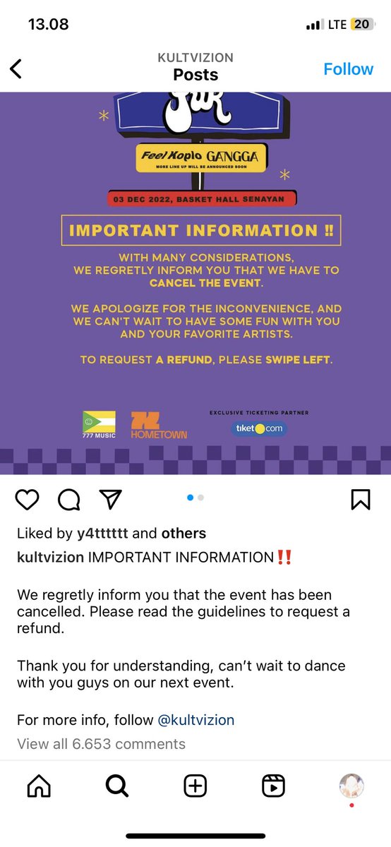 kaptenAmercia's tweet photo. Ngomong-ngomong soal tiket konser, ada juga nih promotor jelek yang nilep duit refund pdhl udah 3 BULAN. Terakhir muncul NOVEMBER dan ini udh MARET duitnya masih blm balik dan ga ada kabar jelasnya gmn. Ownernya sibuk liburan dan ngumpan idup hedon cewenya wkwkwkntol https://t.co/rTjCo8ubqB