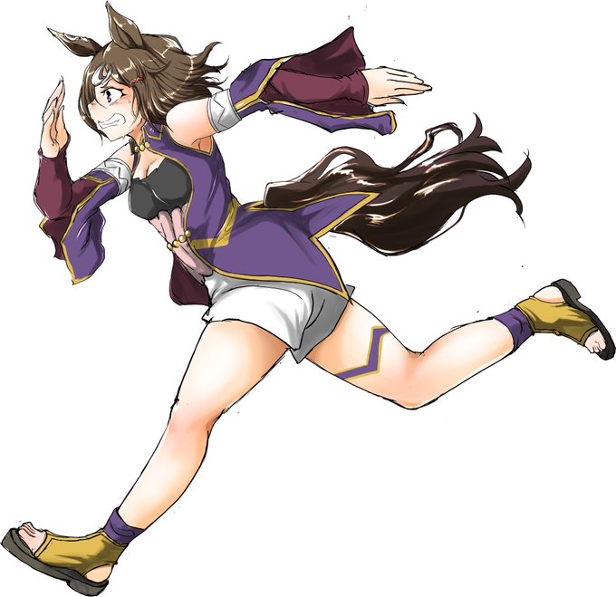 走るツルマルツヨシ 