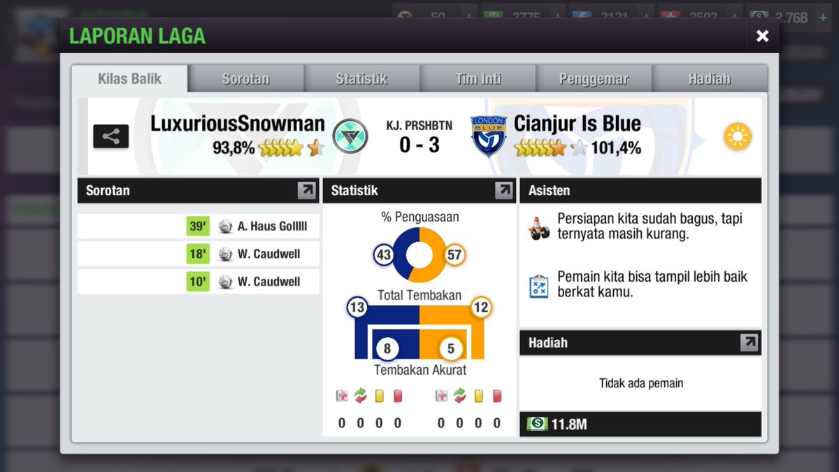 Pertandingan ke 11 <a href="/CianjurIsBlue/">CianjurIsBlue🇲🇨⁩</a> @Liga2TEI