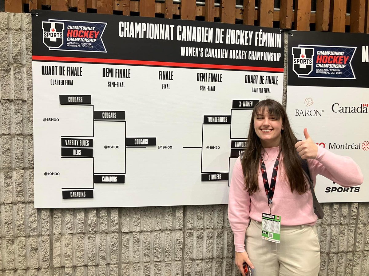 Good luck to former Marauder and Peak student athlete <a href="/lyndseyjanes_/">lyndseyjanes</a> who will play for the Championship at the USports Hockey finals in Montreal! Proud of you Lyndsey! <a href="/USPORTSca/">U SPORTS</a> <a href="/FMPSD/">Fort McMurray Public School Division</a> #ymmsports <a href="/fmpsdPEAK/">fmpsdPEAK</a> #onceamarauderalwaysamarauder