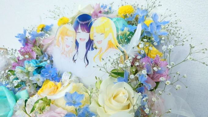 シャニマス5thライブ"If I_wings."現地に楽屋花を送らせて頂きましたたくさんのご参加ありがとうございましたイルミネーションスターズに幸あれ#シャニマス5th 