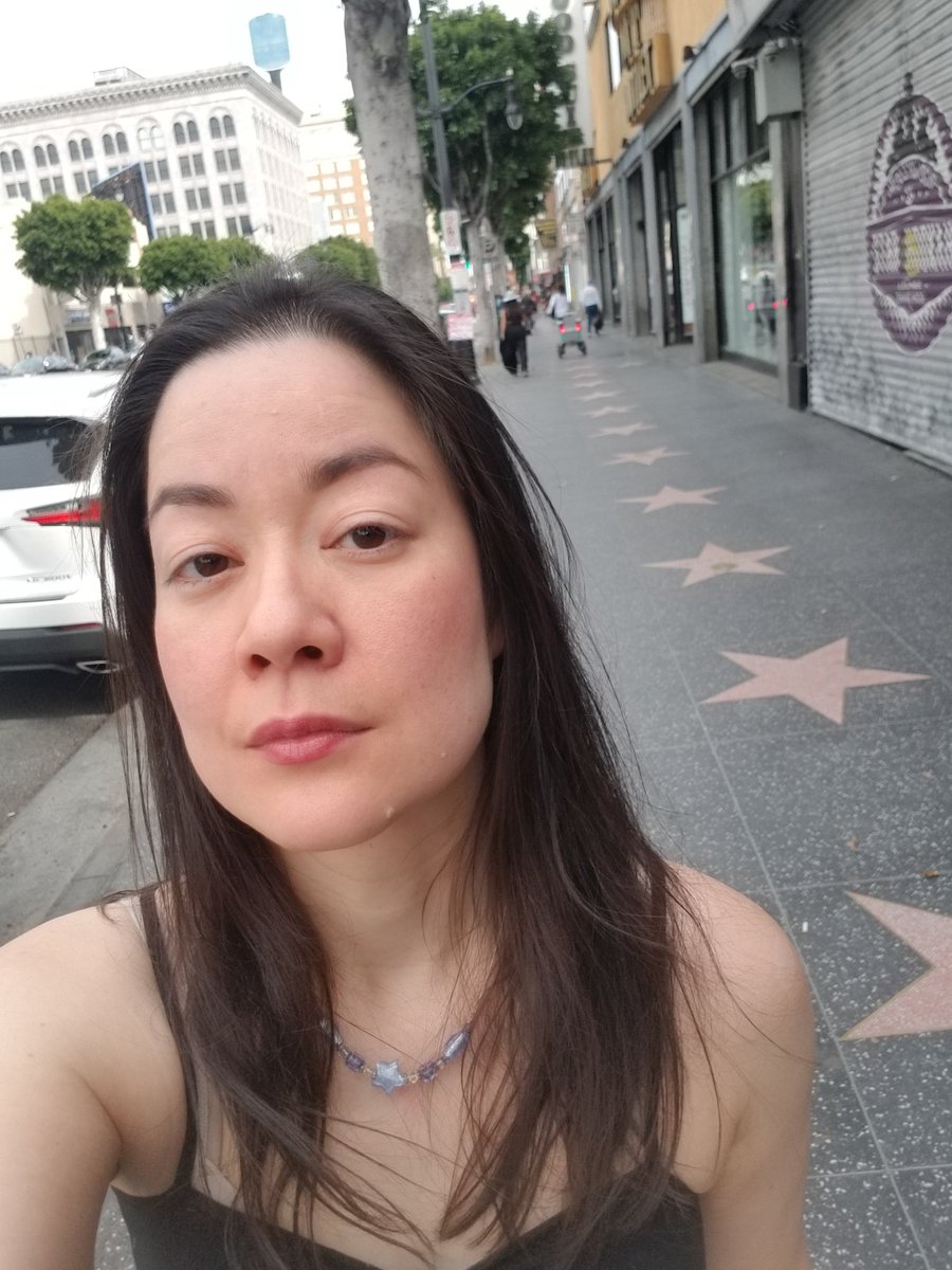 purpleceline's tweet photo. The Hollywood walk of fame really isn't the dreamy starlit way tourists dream about when they visit LA. Objectively, it's a grimy and skeezy and underwhelming place, but--the symbolism itself is worthwhile. A path is still a path, and you can make the best of it. #thinkythoughts https://t.co/QypGW75rj4