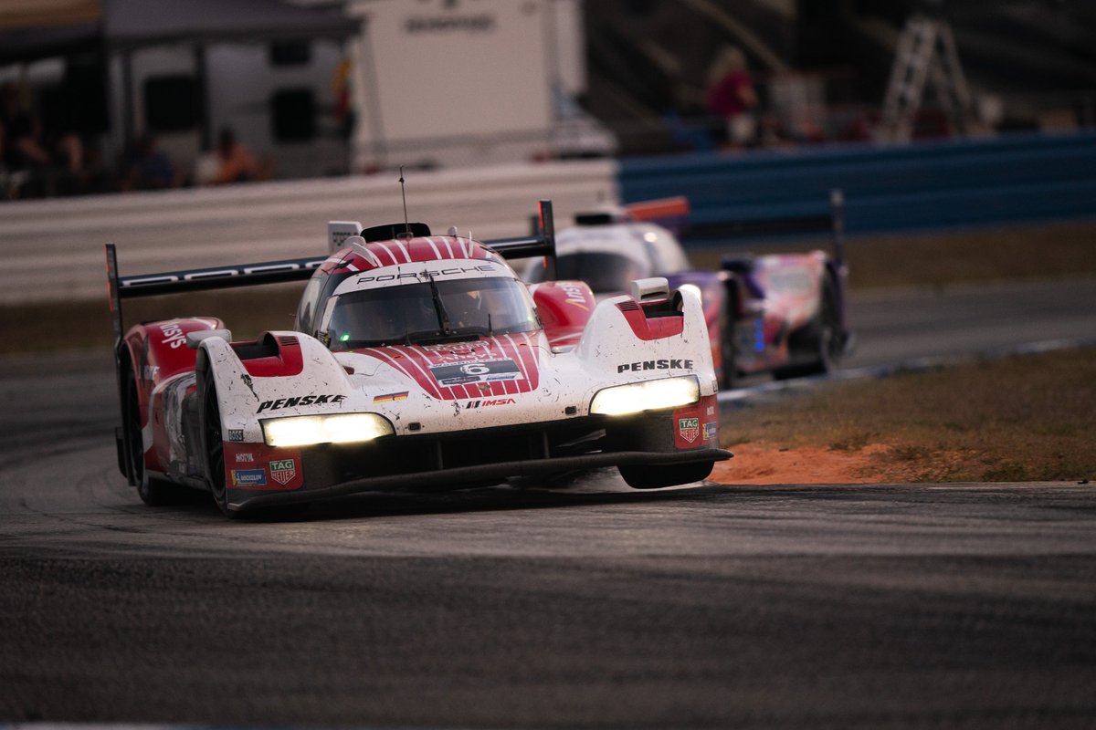 PorscheRaces's tweet photo. #IMSA - Simply gutted! 😪

Both #Porsche963 and the No. 10 Acura crashed in fight for the lead @IMSA #Daytona12. All three cars are out of the race. 

In GTD-Pro class, the No. 9 @pfaffmotorsport #Porsche #911GT3R is in the lead. Keep fingers crossed! https://t.co/82LW0QpRjk