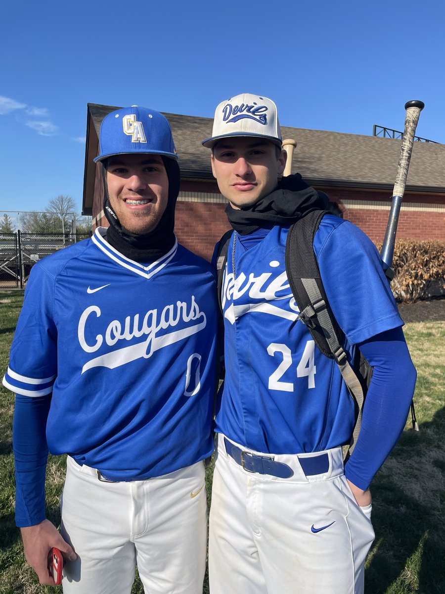 KnightsSills's tweet photo. Big thrill today to see two of my guys playing against each other - @wbowling24 (@TNUBaseball signee) and @CassleMax (@_CougarBaseball). Proud of both of these guys who will be moving to the next level while they #RepTheK. Great job men!!!! https://t.co/tWNL9Qje3t