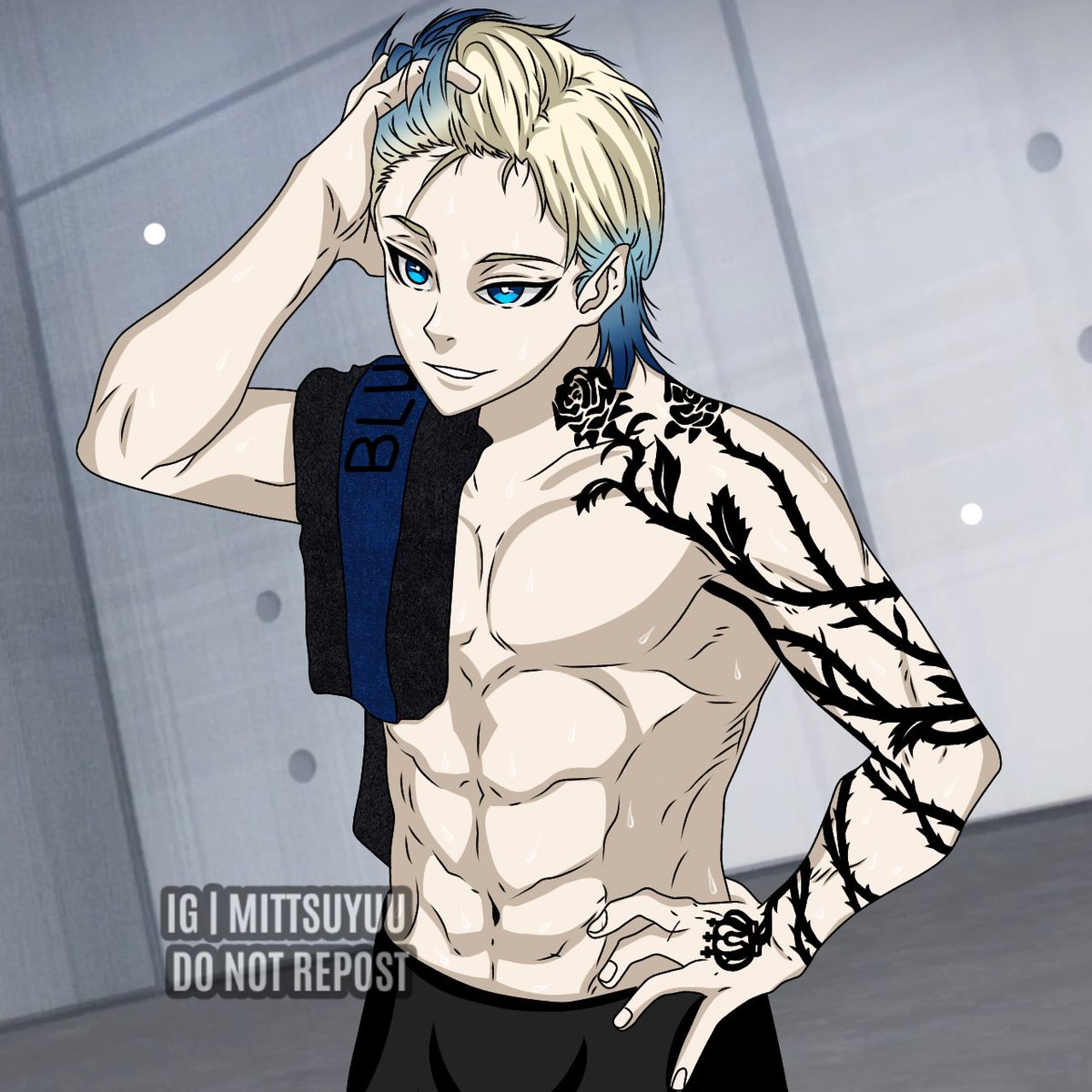 mittsuyuu's tweet photo. Coloring of Michael Kaiser 💙

#bluelock #michaelkaiser #mangacoloring #kaiser https://t.co/OyZpgJaWa3