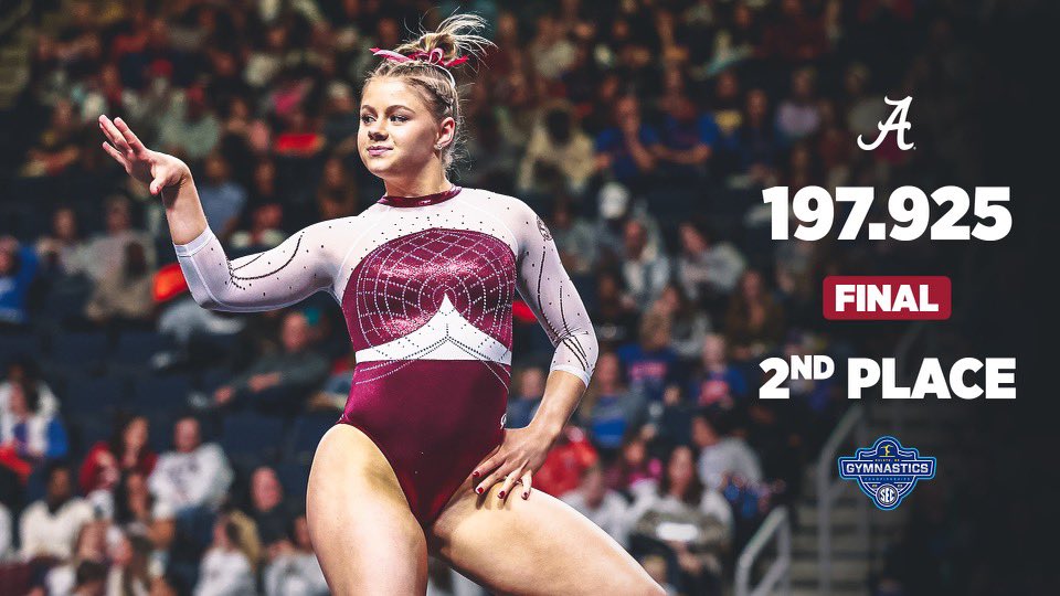 BamaGymnastics's tweet photo. Gave it EVERYTHING we had✨

#RollTide | #MTM https://t.co/f6TQuXYNAY