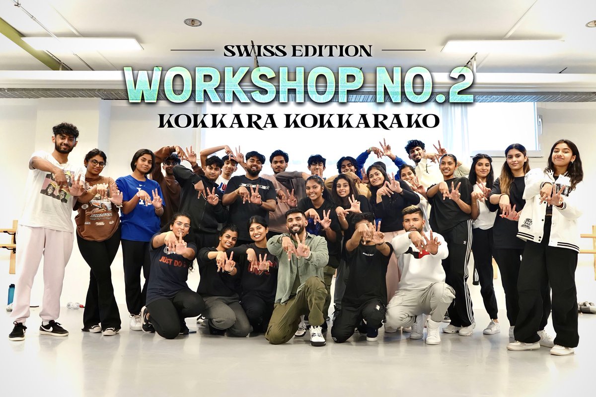 iamahinthVJ's tweet image. Swiss Workshop✅ #AkkiniThandavam #KokkaraKokkarako #Workshop2 #AVJOFFICIAL