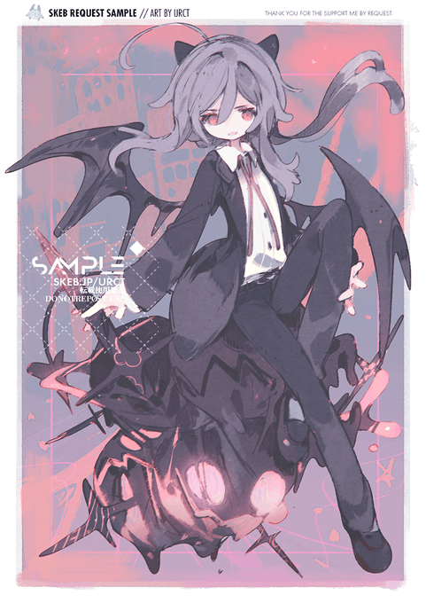 久しぶりに色紙を描きました〜🌺 」|天川たまを〜のイラスト