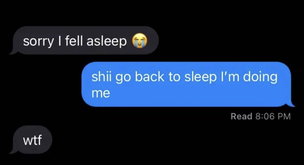 if you love me you don’t sleep