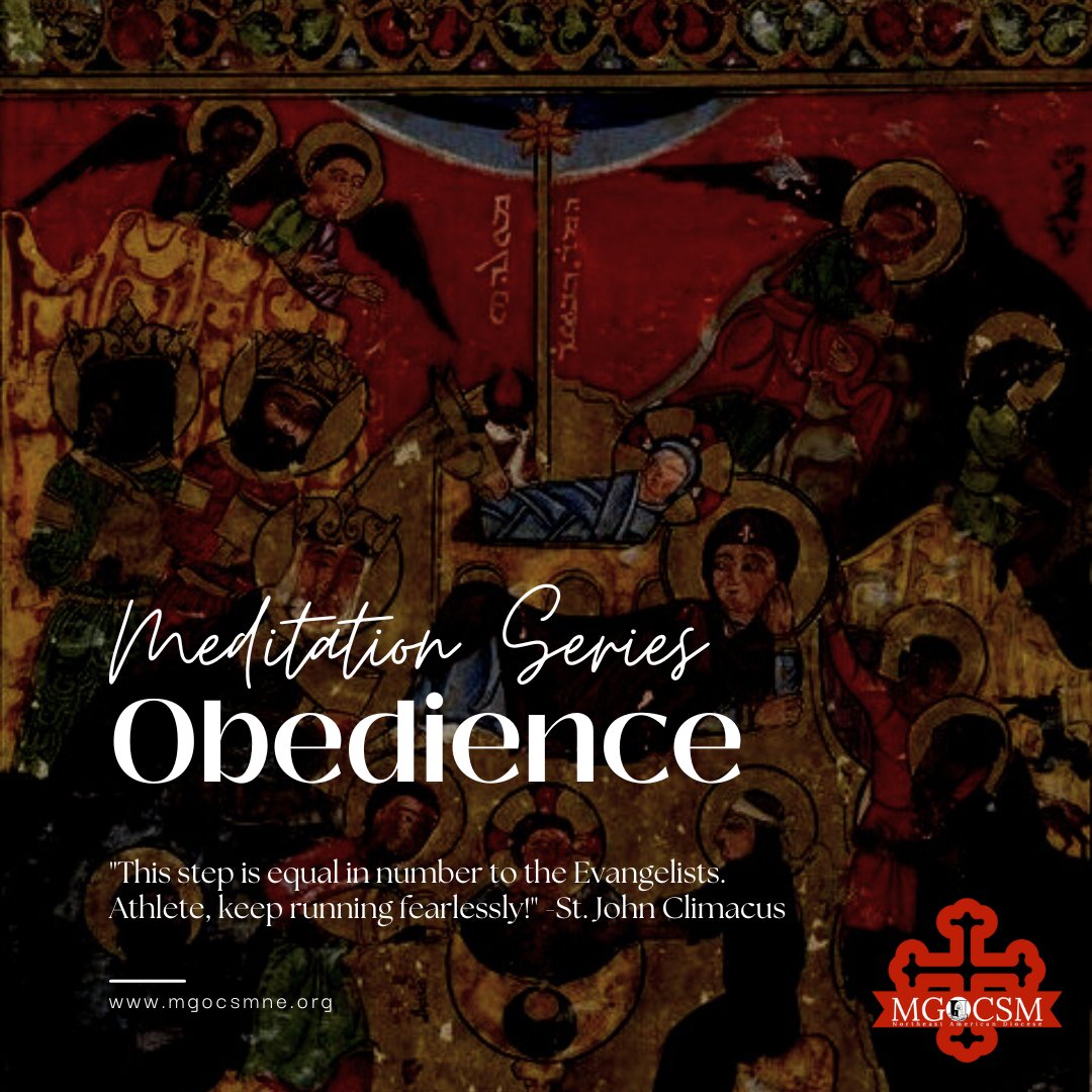 mgocsmne's tweet image. #meditationseries #stepfour #obedience #theladderofdivineascent #thirtystepstoheaven #greatlent #mgocsmne #worship #study #service #malankara #orthodox #orthodoxy #churchfathers #saints #christian #christianity #ancientfaith #faith #hope #love #spirituality #prayer #jesusprayer