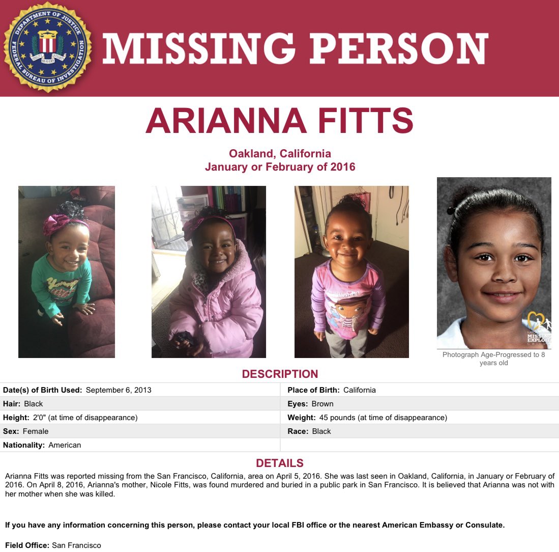 AngelineDC's tweet photo. Hey @OnPatrolNation I’m not joining you on tonight’s show but pls watch our video about a missing girl from San Francisco. https://t.co/GbMaQWe7kP Investigators say they’re getting closer to answers &amp; the reward is now $250K. They need your help! #missing #OPLive #OnPatrolLive https://t.co/5B3EEPJ4au